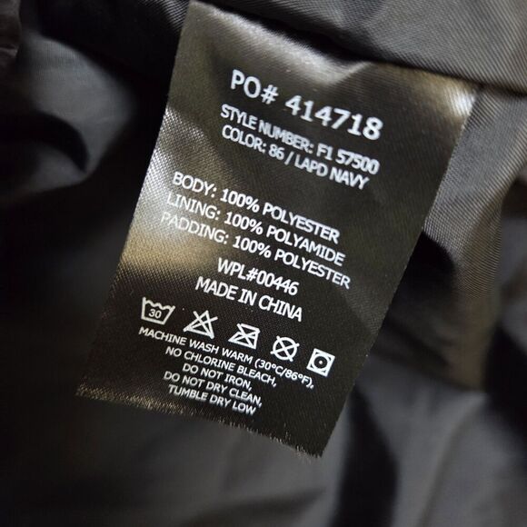 Flying Cross Duty Jacket Men's Med-Tall Waterproof Black Zip-out Quilt Lining - Picture 5 of 10